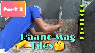 Paano Mag Tiles Ng Lababo Part 2.. Tutorial 👍