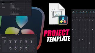 How to Create DaVinci Resolve Project Templates - Save 10 Minutes Per Project!