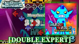 【DDR SN2】 MARS WAR 3 [DOUBLE EXPERT] 譜面確認＋クラップ