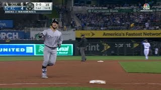 CWS@KC: Sanchez launches a go-ahead three-run jack