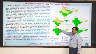 Weather Review for past one week and Weather Forecast for next two weeks (English) Dated 11.03.2021