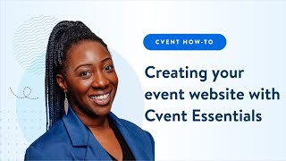 How to create your event website with Cvent Essentials