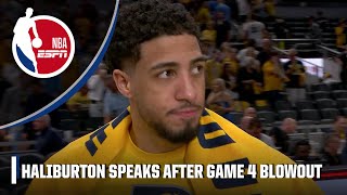 Tyrese Haliburton says Pacers did their job winning at home to even up series | NBA on ESPN