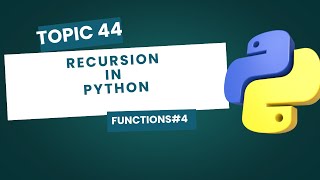 Recursion in Python | Introduction to Recursive Functions | Python Tutorial #44