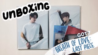 unboxing got7 ❝ BREATH OF LOVE: LAST PIECE ❞ ✰ jinyoung & jackson photobooks !!