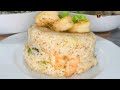 delicious and easy shrimps rice riz sautÉ aux crevettes c est mal doux