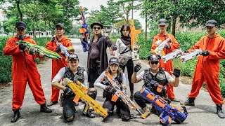 Alpha Nerf War: Alpha Warriors Use Nerf Guns Fight Criminal Group Infiltrates Forbidden Weapon Vault