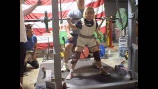 Susan McCallion 61 years old 117 lbs. body weight Cutting Edge Classic Powerlifting Meet 5/1/10