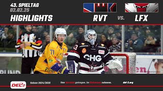 DEL2 Game Highlights Spieltag 43: Ravensburg Towerstars vs. Lausitzer Füchse