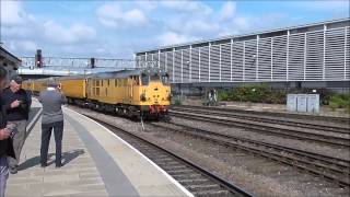 31233 on NR test train thrashing around Derby