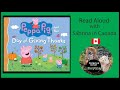 🐽 Kids Book Read Aloud (w) Sabrina in Canada: PEPPA PIG and the DAY OF GIVING THANKS 🐝