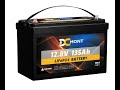 DC MONT 12V 135Ah Lithium Battery LiFePO4 Phosphate Deep Cycle Rechargeable Battery