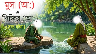 মুসা (আ:)  ও খিজির (আ:) এর ঘটনা | Musa (as) And Khidr (as) | কে বেশি জ্ঞানী।