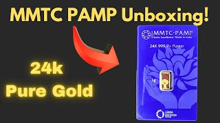 Unboxing MMTC PAMP 1g Gold Bar - Is It Worth It?