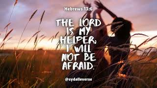 Bible verse of the day - A declaration of faith and trust in God - Hebrews 13:6
