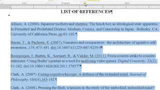 UCF ETD Tutorial: References