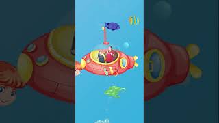 Bé học tiếng Anh qua phim hoạt hình vui nhộn con cá thần kỳ | Magic fish cartoon #short