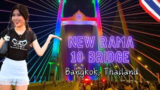 🇹🇭 Exploring Bangkok's New Landmark: Rama X Bridge (Thotsamarachan Bridge) Adventure