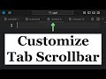 VS Code: Editor Tab Scrollbar Visibility