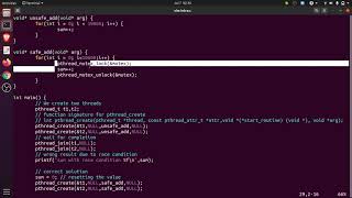 Shared Memory and Locks in Parallel Computing. Example in C using pthreads!!!