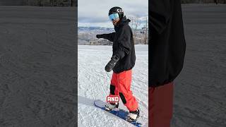 Tips to get your beginner snowboard turns #snowboarding