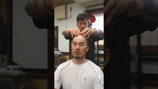 Tingly ASMR Head Massage to World Massage Champion at Yamaguchi Barbershop 😵💫 #asmr