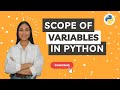 Scope of Variables in Python | Python Programming Tutorials | Meritshot Tutorials