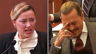 Amber Heard FAKES Being Scared Of Johnny Depp In Court!