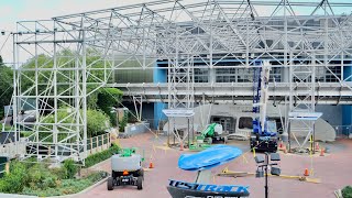 Test Track at EPCOT August 2024 Construction Update - Tarps \u0026 Sign Removed | Walt Disney World 2024