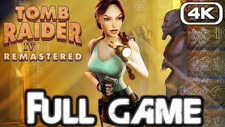 TOMB RAIDER 4 THE LAST REVELATION REMASTERED Gameplay Walkthrough FULL GAME (4K 60FPS) No Commentary