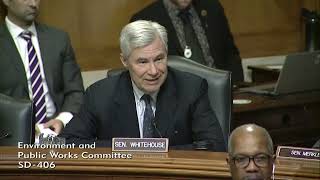 Sen. Whitehouse Quizzes Witness on Threats to the Insurance Agency from Climate Change