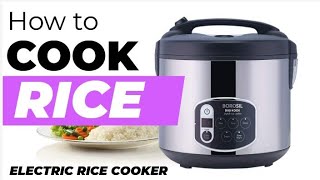 How to cook rice in electric cooker | Demo | Borosil Digi Kook