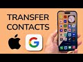 How To Transfer Contacts From iCloud To Gmail