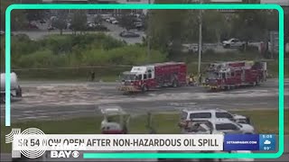 Cooking oil spill prompts partial closure of State Road 54 in Pasco County