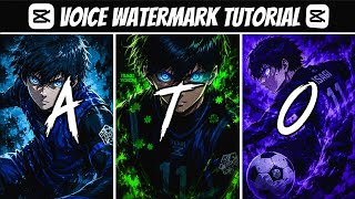 How To Create Voice Watermark On Capcut | Capcut Tutorial