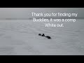 lost in a blizzard on a frozen lake oneidalake usa icefishing drone winter