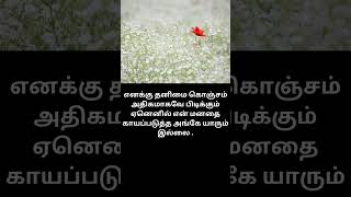 எனக்கு தனிமை கொஞ்சம் அதிகமாகவே பிடிக்கும் #shorts #trending #viral #tamilquotes