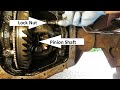 How to Remove Rear Axle Shafts and Replace Outer Seals and Bearings Ford F150 and More