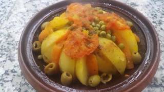 سر لذة الطاجين المغربي بالدجاج والخضر le secret de tajine marocain