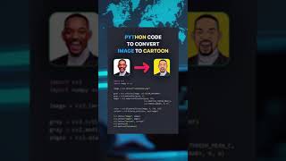 Python image to cartoon #python #code #image