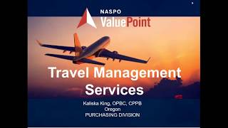 Travel Management (Agency) Services State Rollout Webinar