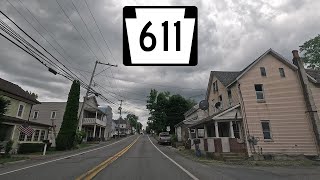 ⁴ᴷ⁶⁰ Driving North Delaware Drive (Pennsylvania Route 611) from Portland, PA to Mount Bethel, PA