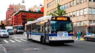 New York City Bus 2009 Orion VII Next Generation HEV 4253 on the M2 @ 99th Street