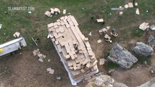 World Record - 150 feet jump from top of a mountain