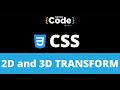 CSS 2D and 3D Transforms | 2D and 3D Transformation in CSS | CSS Tutorial for Beginners | SimpliCode