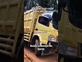 55 Truck canter masuk ke jalur berlumpur, dan suara turbo yang keren  #jakarta #banjir #vloglintas