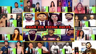 KHAN SIR😎SIGMA RULE🔥KHAN SIR🕶️THUG LIFE | Indian Army Sigma Rule Pakistani Reaction | FUNTOO MASHUP