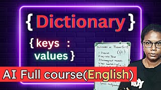 Day 12 Part 1 – Python Dictionaries Explained | AI Course in English | Python for Beginners