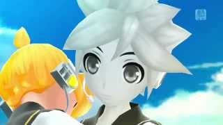 Project DIVA F Len Kagamine - Monochrome Blue Sky (Cover) Full HD