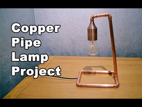 The Copper Pipe Lamp Project | How I made a copper tube lamp with 15mm copper pipe The Copper Pipe Lamp Project | How I made a copper tube lamp with 15mm copper pipe